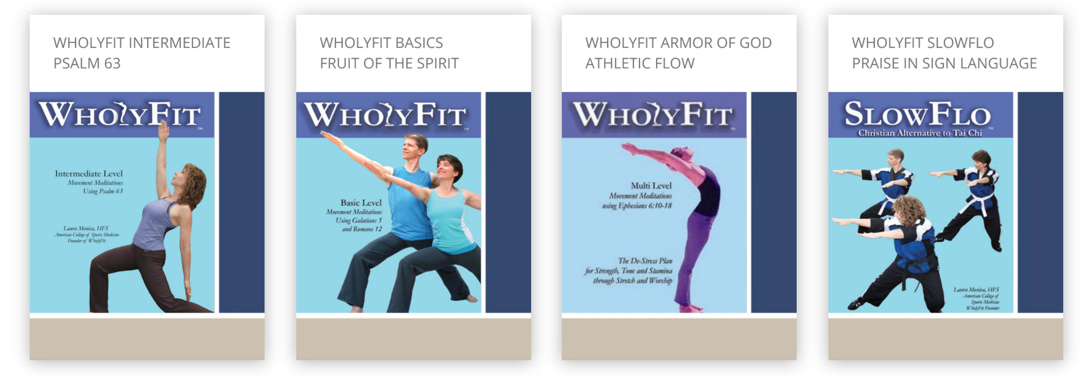 wholyfit dvds | WHOLYFIT Christian Exercise