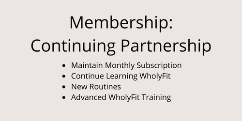 Black & White Aesthetic Circle Model Agency Logo (500 × 250 px) | WHOLYFIT Christian Exercise